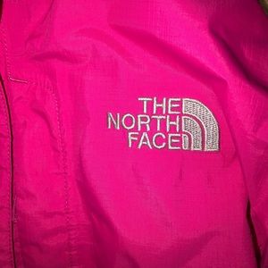 North Face Pink Raincoat